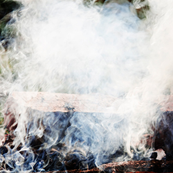 A fire that is too smokey-Beachwood fireplace service